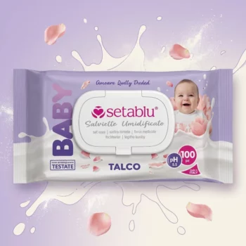 👶 Lot de 6 paquets de 100 lingettes LINGETTES TALC POUR BÉBÉ SETABLU 🍼